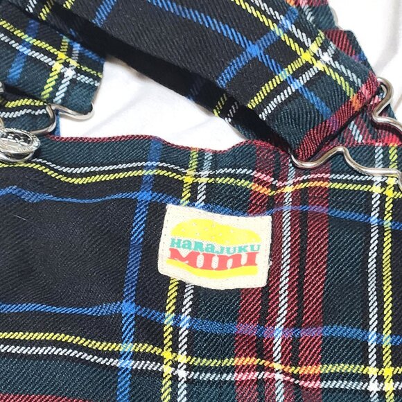 Girls Plaid Jumper Dress – Size 4T – Harajuku Mini Tartan with Pleats - Picture 3 of 5